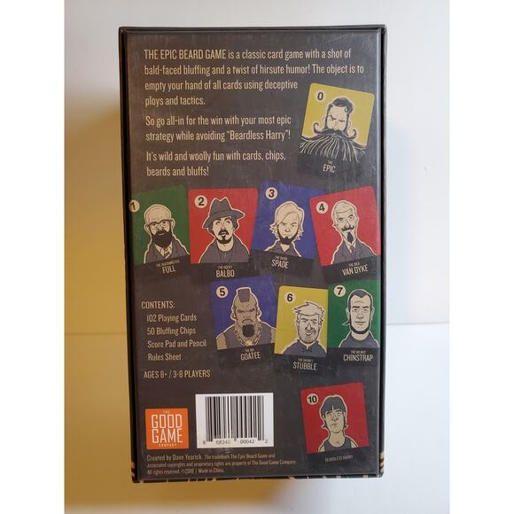 The Epic Beard Game - 100% Complete 3 - 8 Players - Picture 2 of 6